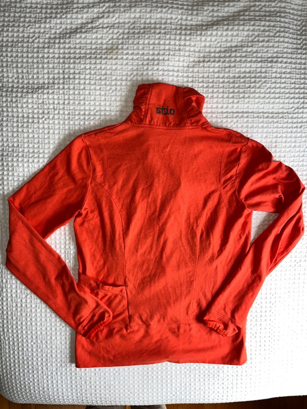 Stio Power Stretch Fleece Full-Zip Jacket Orange - Picture 2 of 6